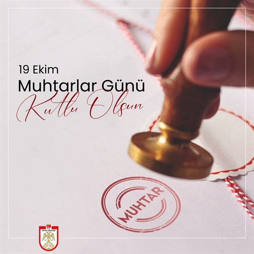 Sivas Valisi Sayın Dr. Yılmaz Şimşek’in Muhtarlar Günü Mesajı